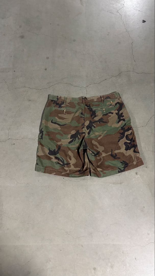パンツ Polo Ralph Lauren wide camo shorts
