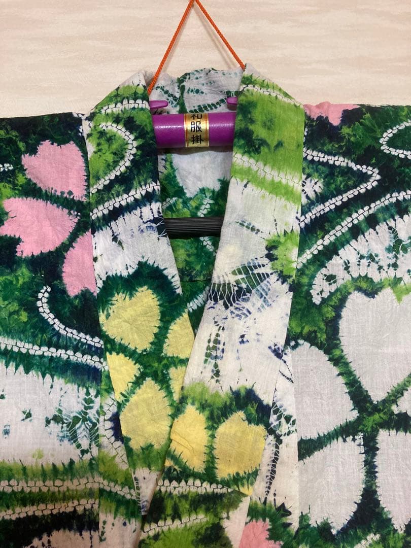 有松絞り　浴衣　可愛い