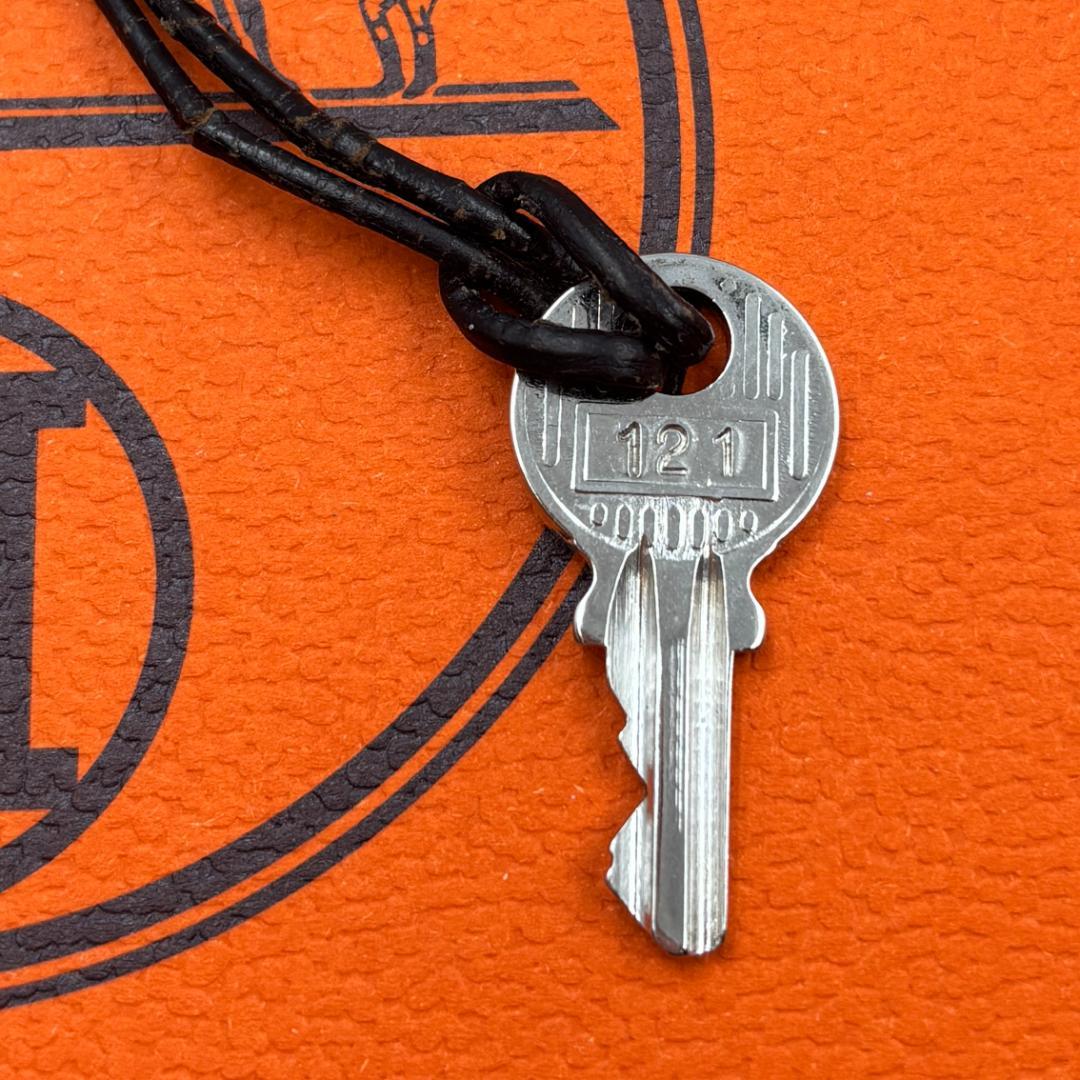 エルメス HERMES カデナ/南京錠 鍵セット No.121 シルバー 美品