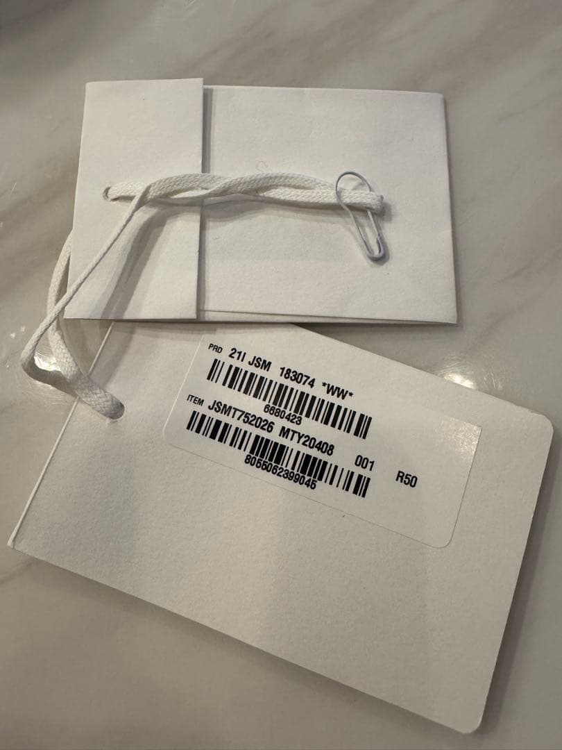 【タグあり】JIL SANDER Side Slit Wool Crewneck