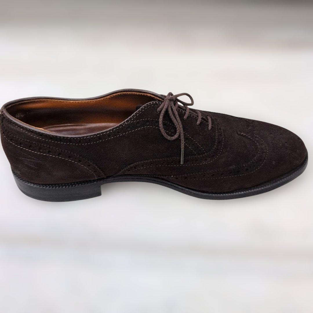 ALDEN オールデン スエード ウィングチップ ブラウン USA製 11D