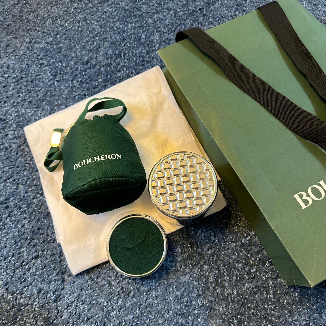 【BOUCHERON 】ロゴ入りポーチ、リングケース、ショッパーセット