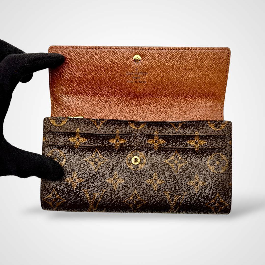 美品✨カード入れ×10 ルイヴィトン モノグラム ポルトフォイユ サラ 長財布