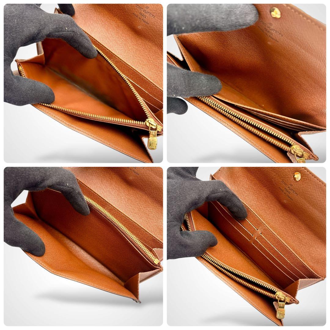 美品✨カード入れ×10 ルイヴィトン モノグラム ポルトフォイユ サラ 長財布