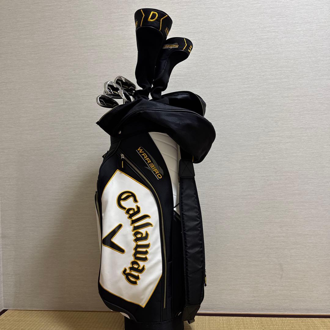 メンズ用callawayゴルフクラブセット９本WARBIRD