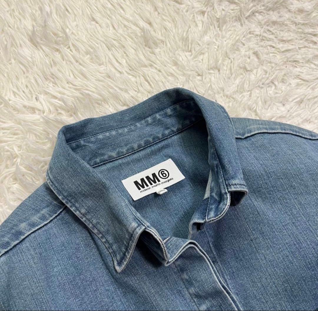 美品　MM6 マルジェラ　デニムコート　デニムシャツ　46サイズ