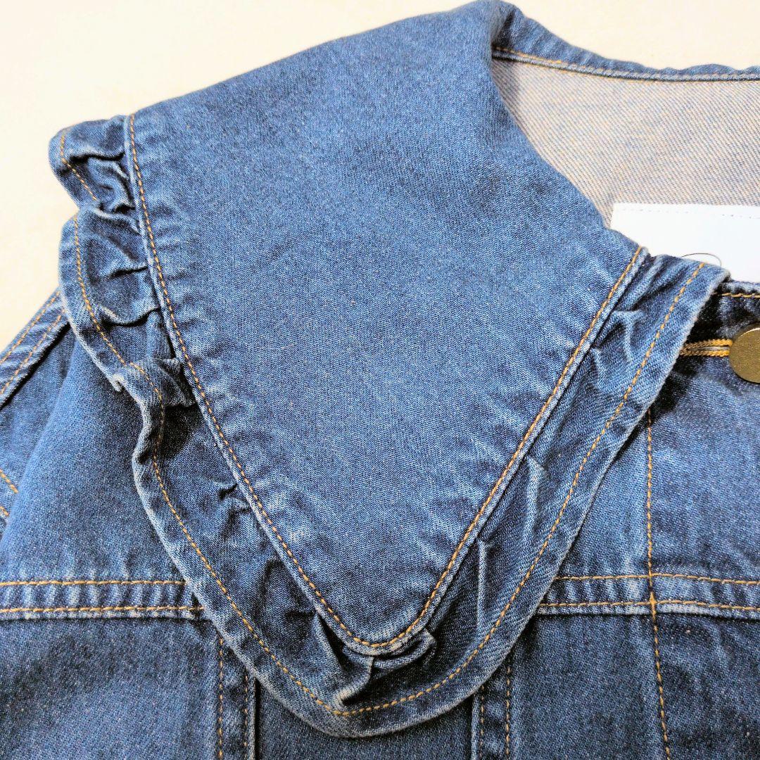 【タグ付】La Buoteque BonBon　デニムジャケット ビッグカラーＦ