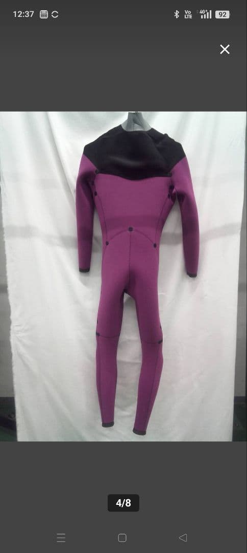 ウェットスーツ セミドライ 5×3mm ML メンズ FELLOW