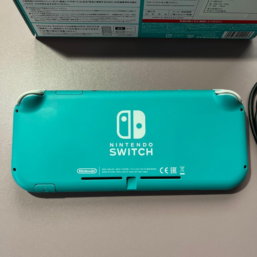 ひ*ろ様 Nintendo Switch Lite ターコイズ 本体