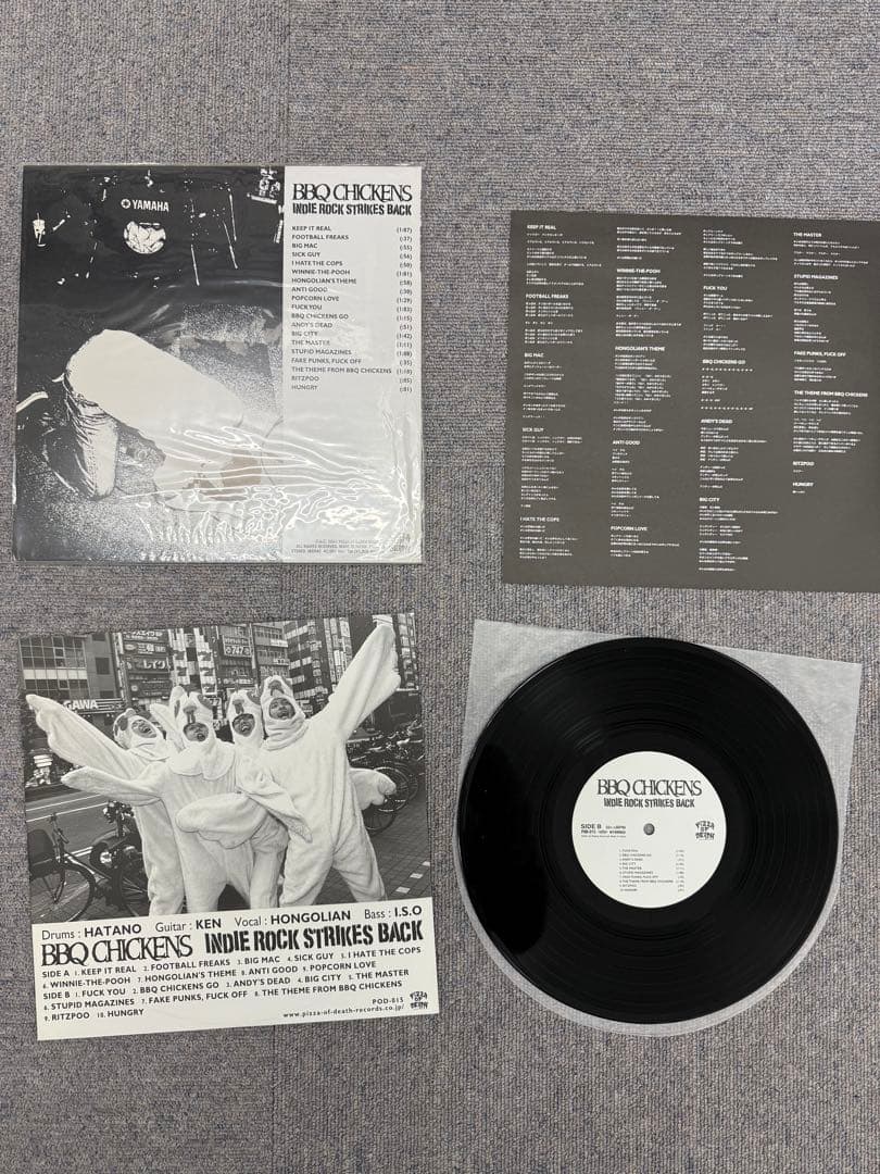 BBQCHICKENS INDIE ROCK STRIKES BACK レコード