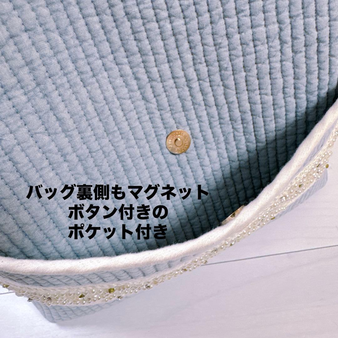 ☆*☆様 コヤンイサムチョン♡bigルミちゃんの爽やかなインド刺繍×ヌビトートバ