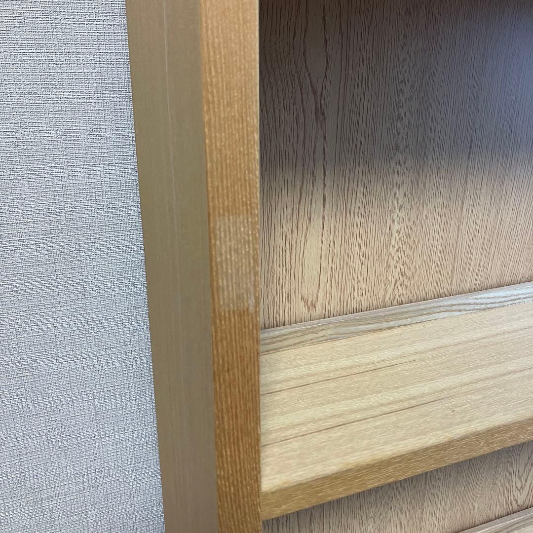 無印良品　組み合わせて使える木製収納・ハイタイプ・奥行１４ｃｍ・タモ材