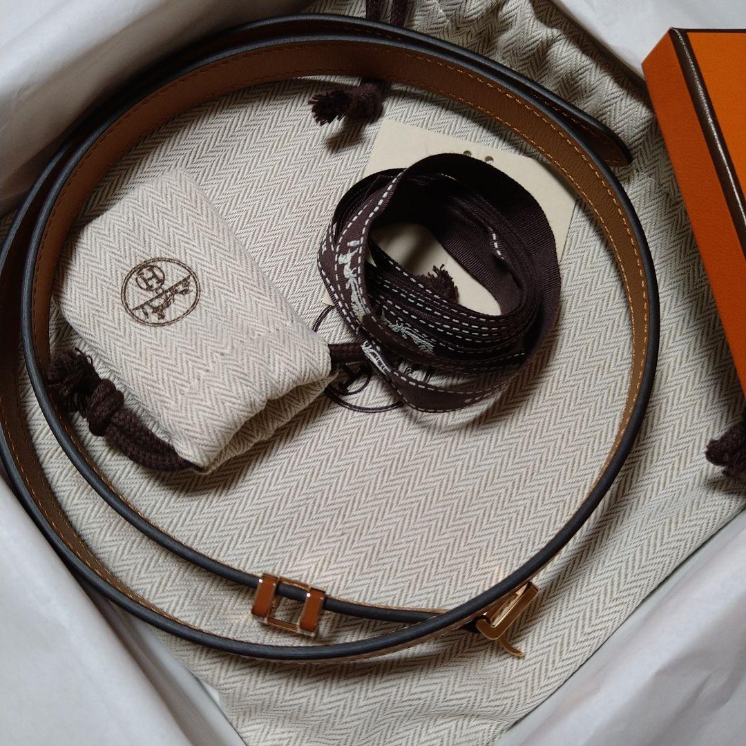 エルメス Hベルト ポップH ゴールド ローズゴールド金具 B刻印