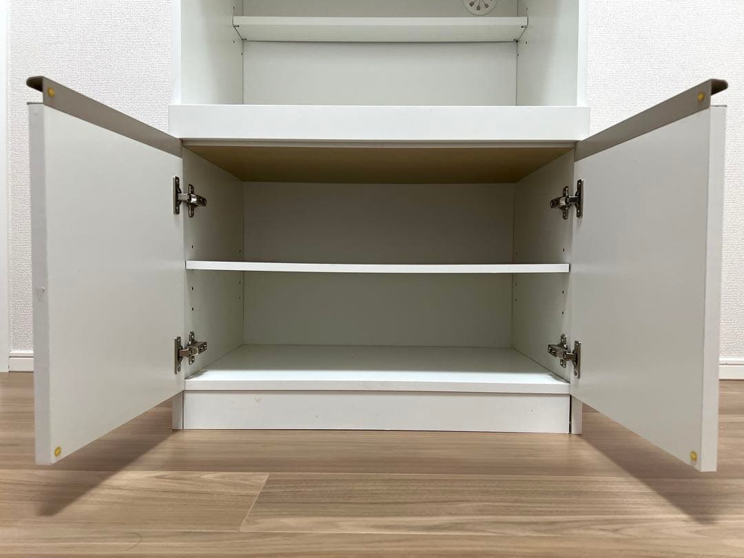 ニトリ　レンジ台 フォルムN RE9060WH　ホワイト　キッチン収納