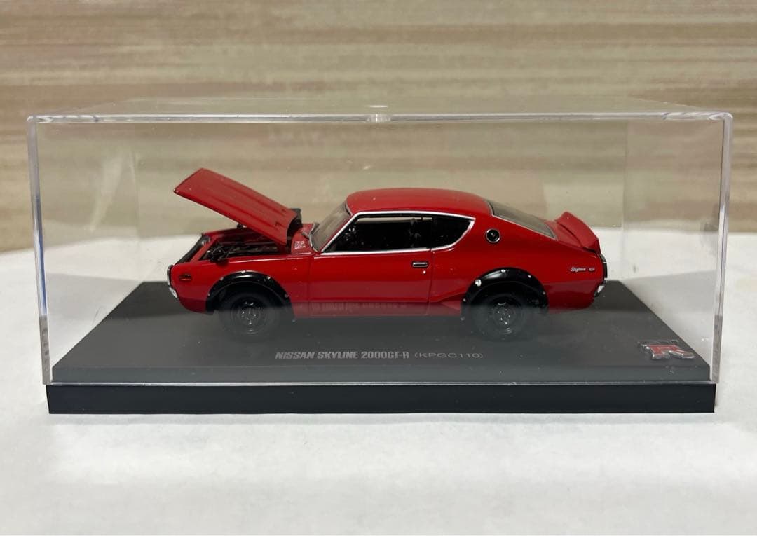 京商 1/43 日産 SKYLINE 2000GT-R KPGC110 赤
