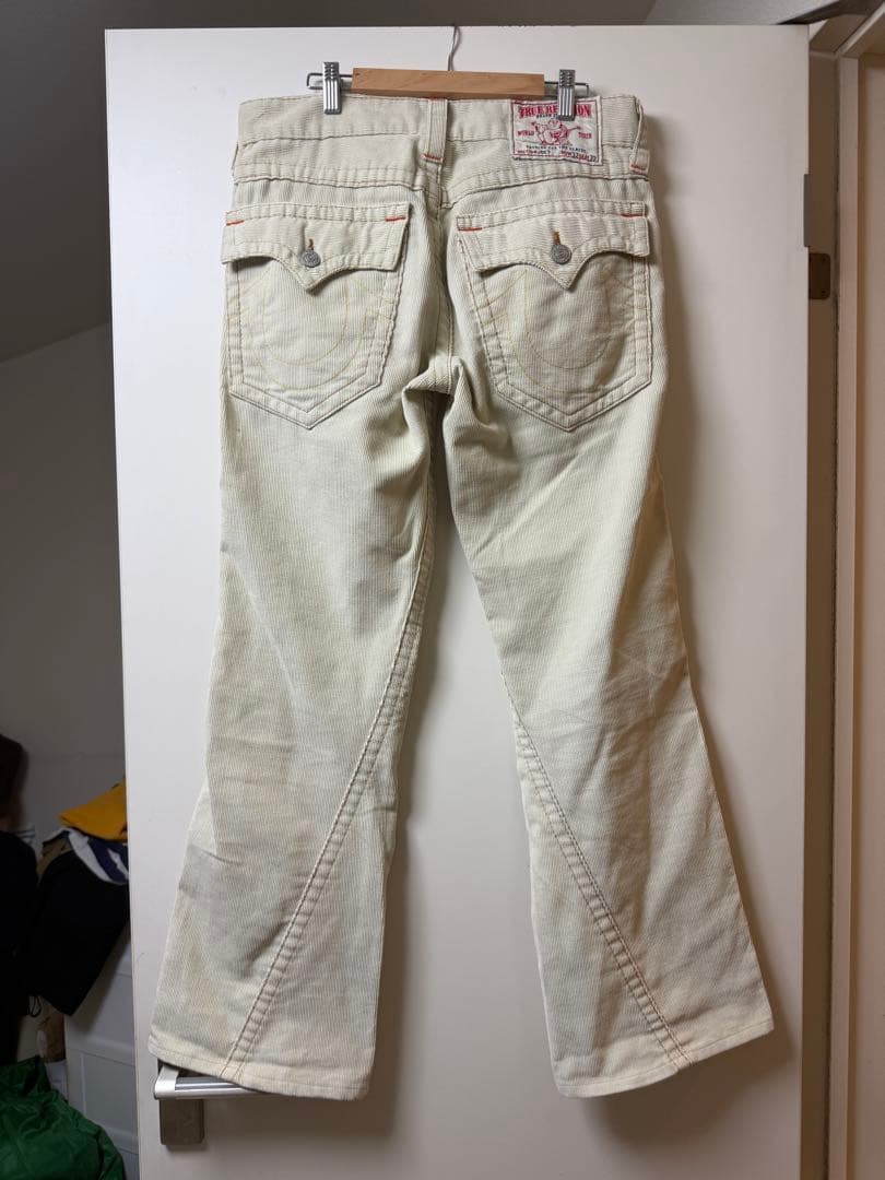 true religion JOEY コーデュロイ　フレアパンツ