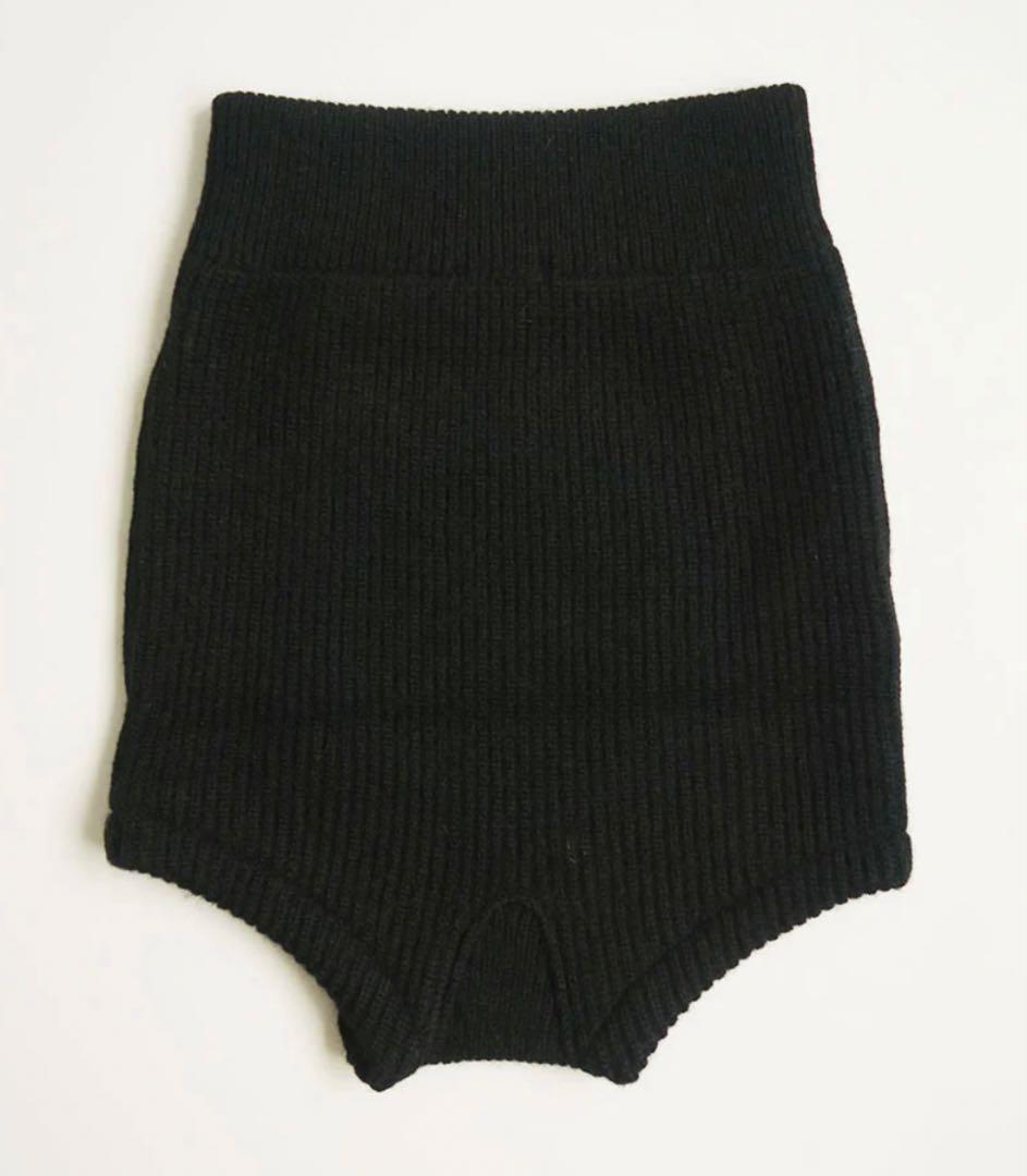 新品未使用 フミカウチダ ニットショートパンツ ニットブルマ 今期新作 34
