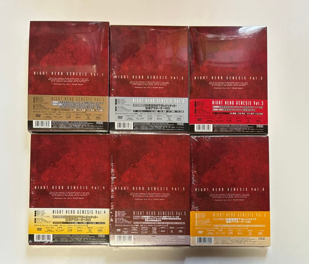 アニメNIGHT HEAD GENESIS DVD全巻セット 美品　ナイトヘッド
