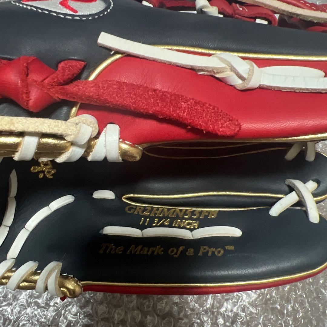 Rawlings Gold Glove 黒/赤　GR2HMN55FB