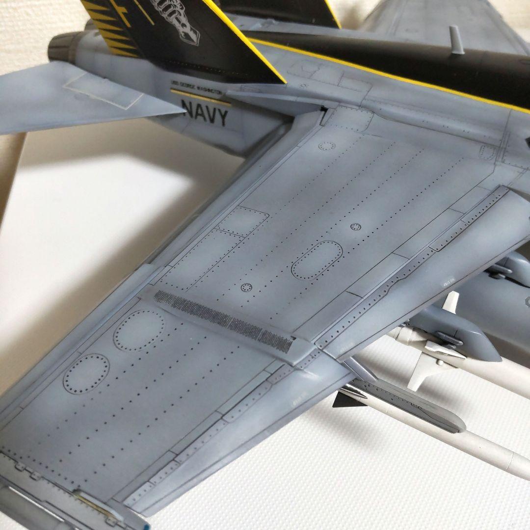 戦闘機プラモデル完成品1/48F-18スーパーホーネット