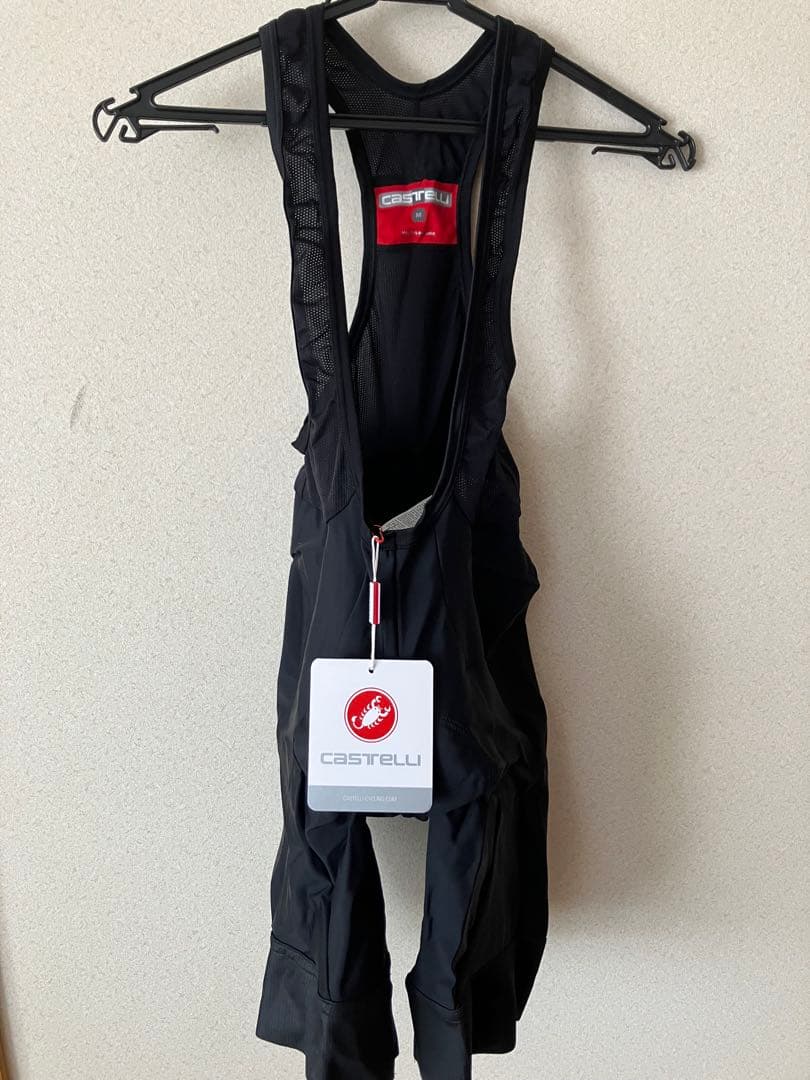 新品　CASTELLI ビブショーツ Mサイズ ブラック