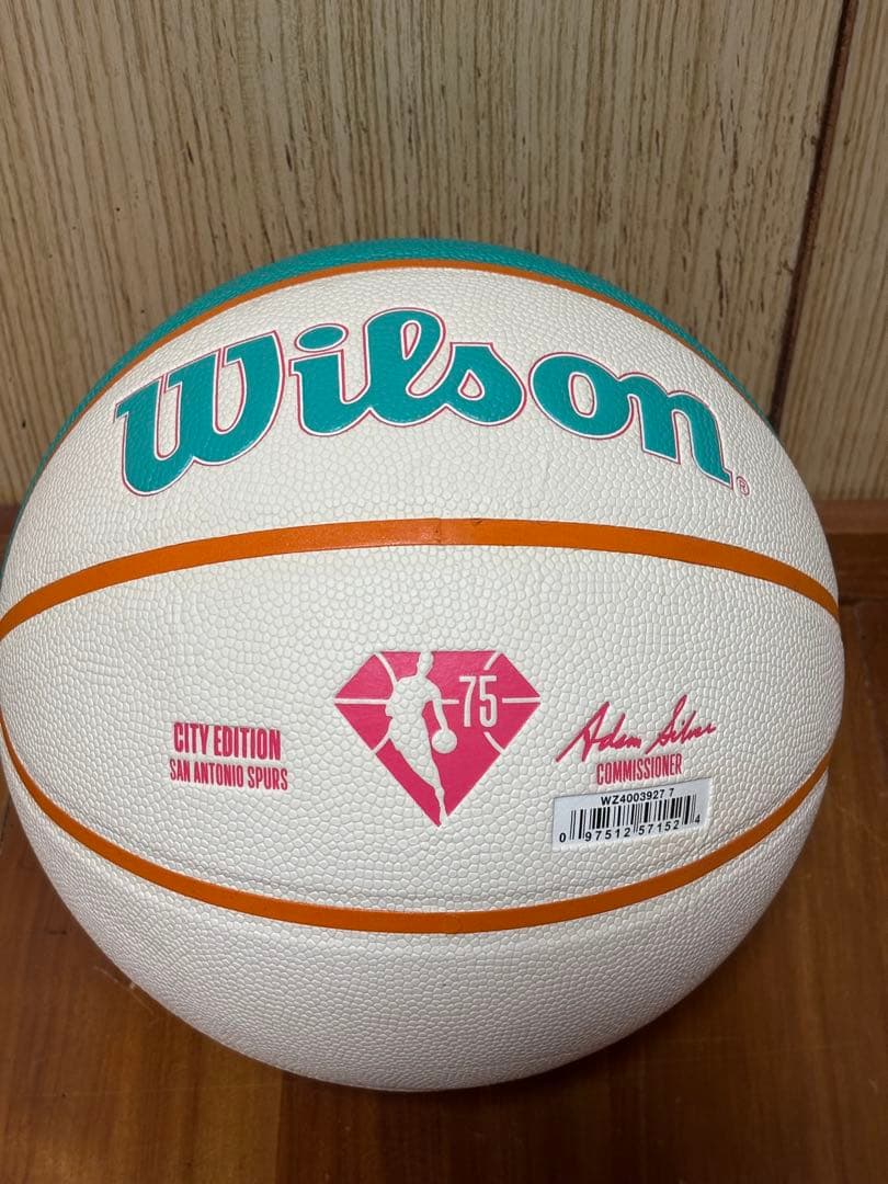 パ*ン様 NBA スパーズ バスケットボール 75周年 フィエスタカラー 7号
