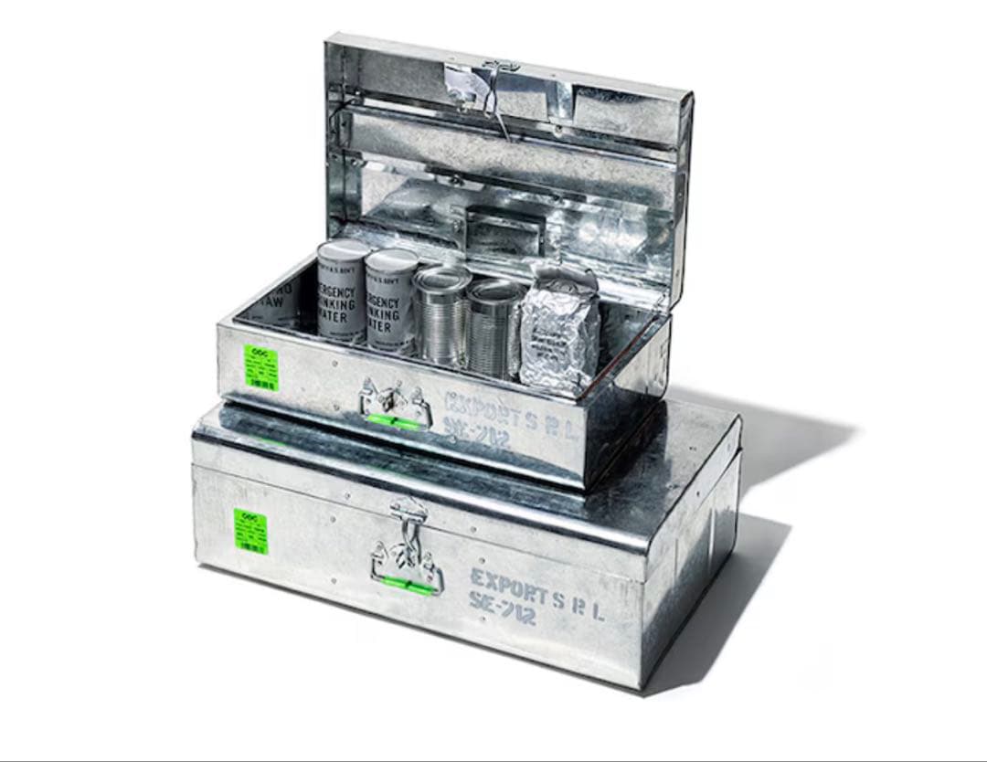 PUEBCO(プエブコ)のスチールトランクの11L/22Lの2個セット