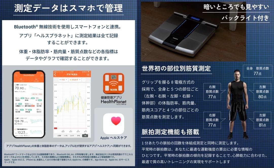 新品未使用　RD-804L-BK 左右部位別体組成計 インナースキャンデュアル