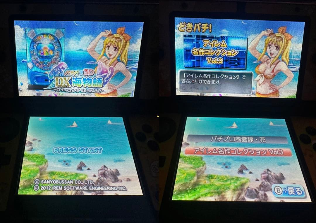 パチパラ　海物語　4本セット　ニンテンドー3DS