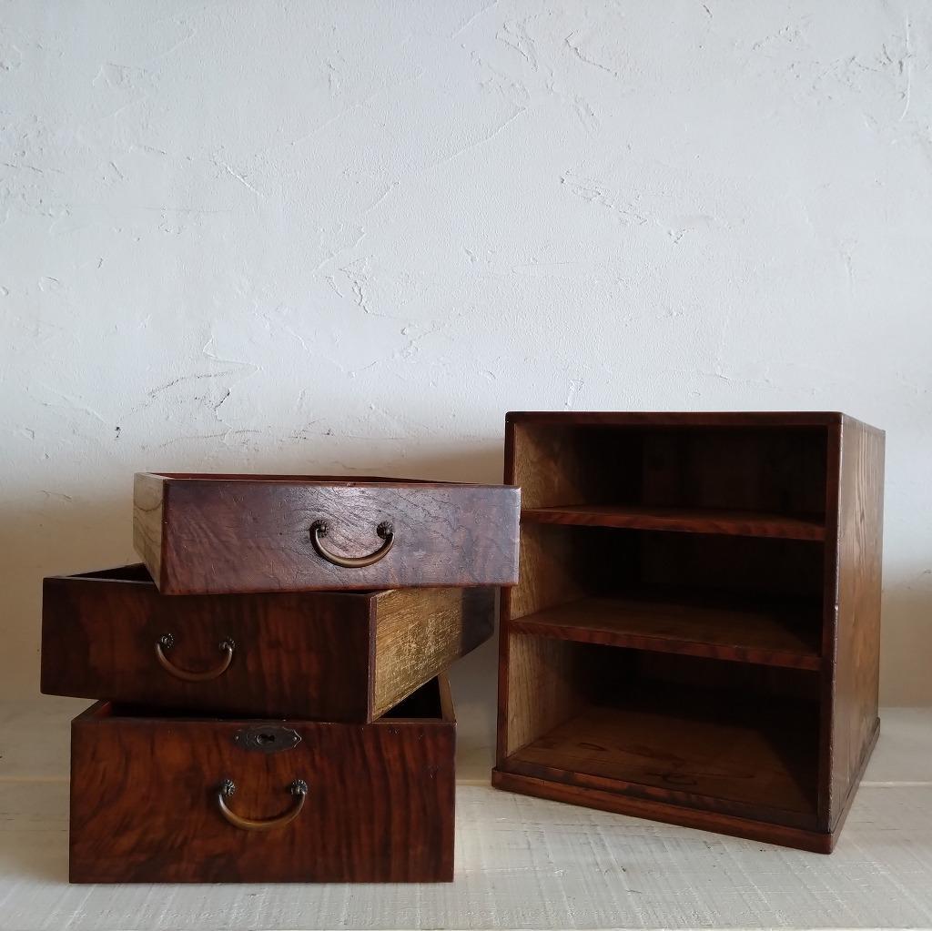 木製　小引出し　古家具