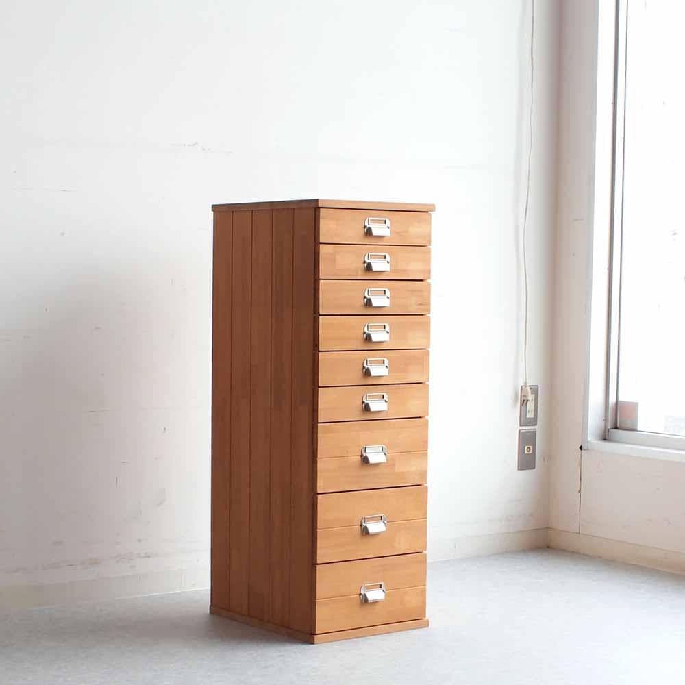 スリムチェスト 9段 書類入れ 小物たんす ZR24433