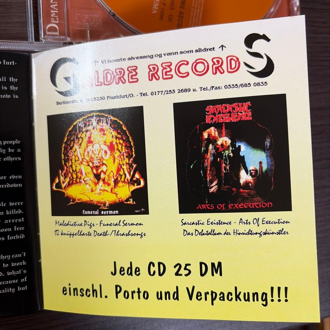 洋楽 Demantor/your only satisfaction