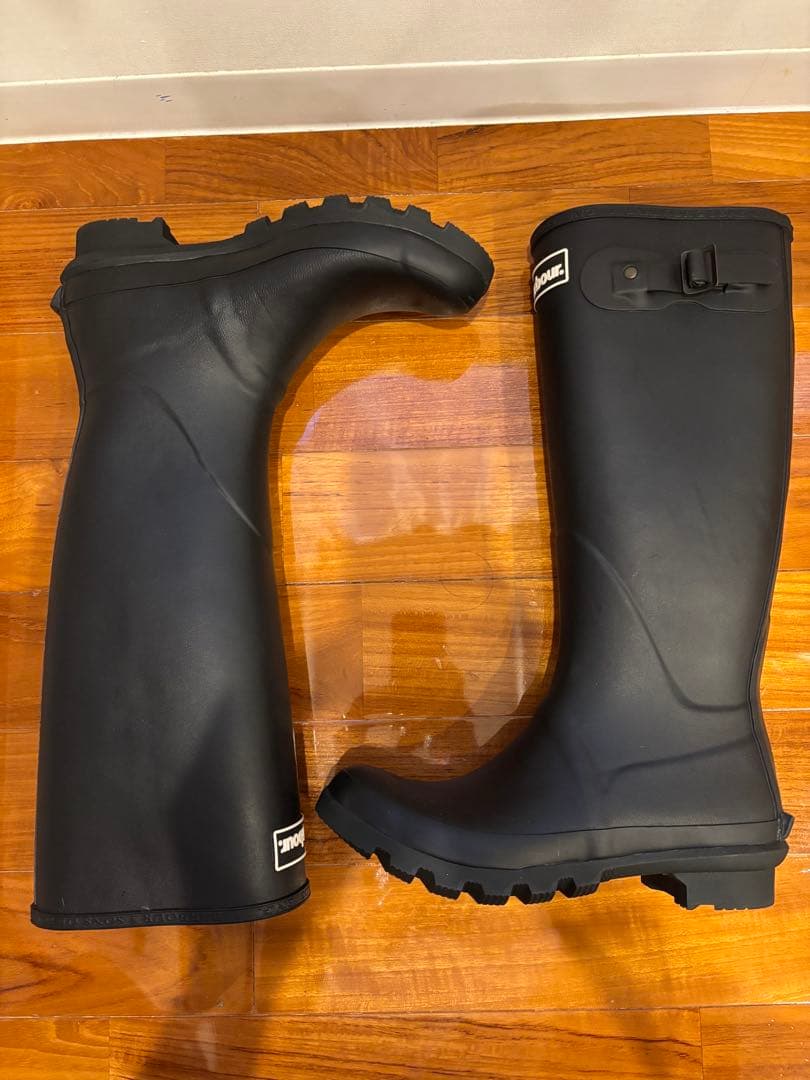 試着のみ　Barbour レインブーツ　サイズ:6 25.0〜25.5cm