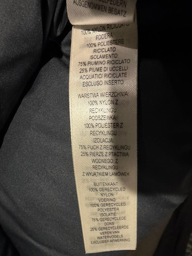 Patagonia ベージュ ダウンジャケット フード付き