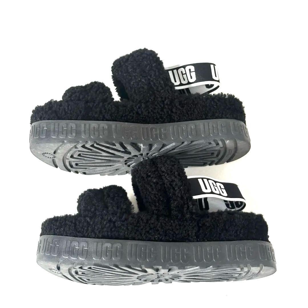 UGG アグ　Oh Fluffita 厚底サンダル　ストラップ付　23㎝