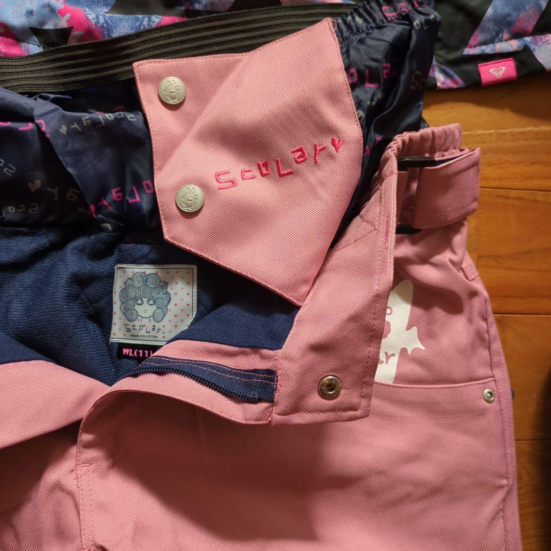 美品◆ROXY scoLar レディースL スノーボードウェア類 9点 セット