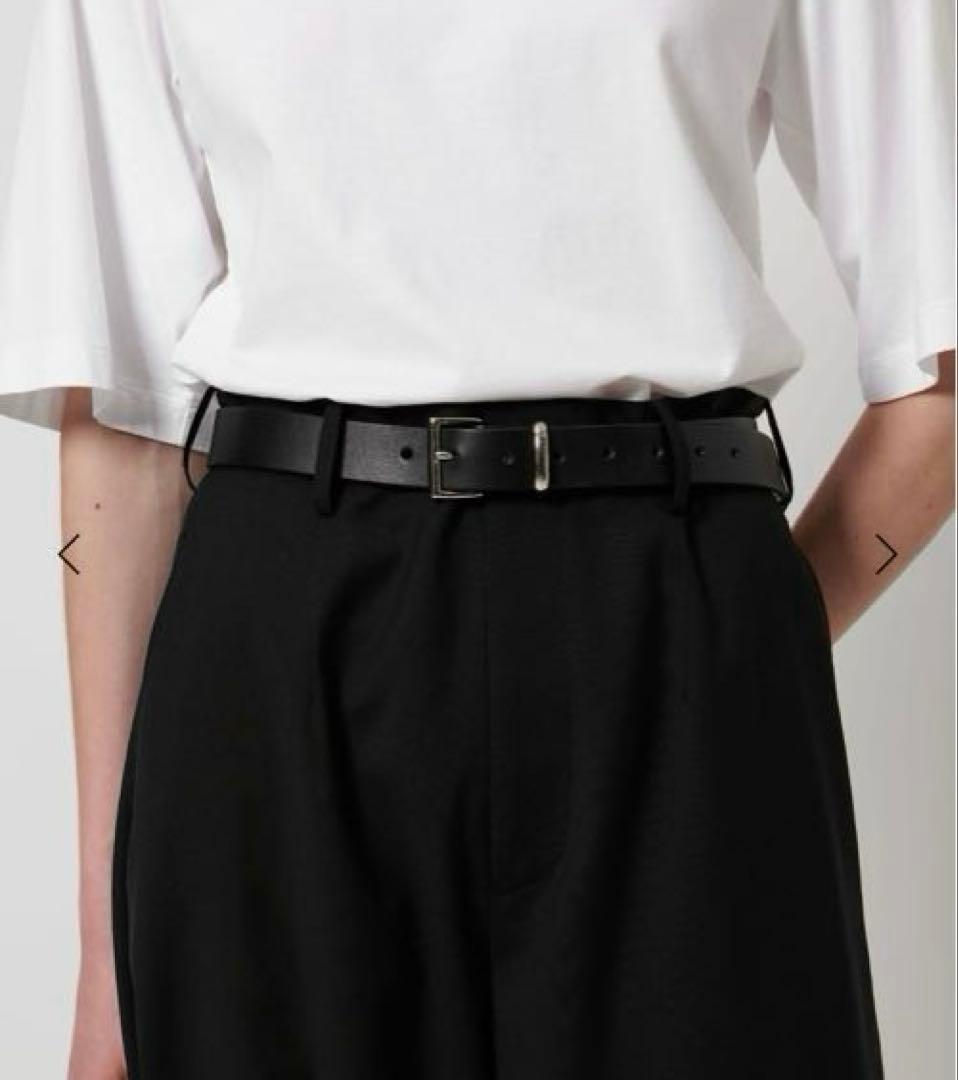 ＜LOEFF＞スクエアバックル ベルト