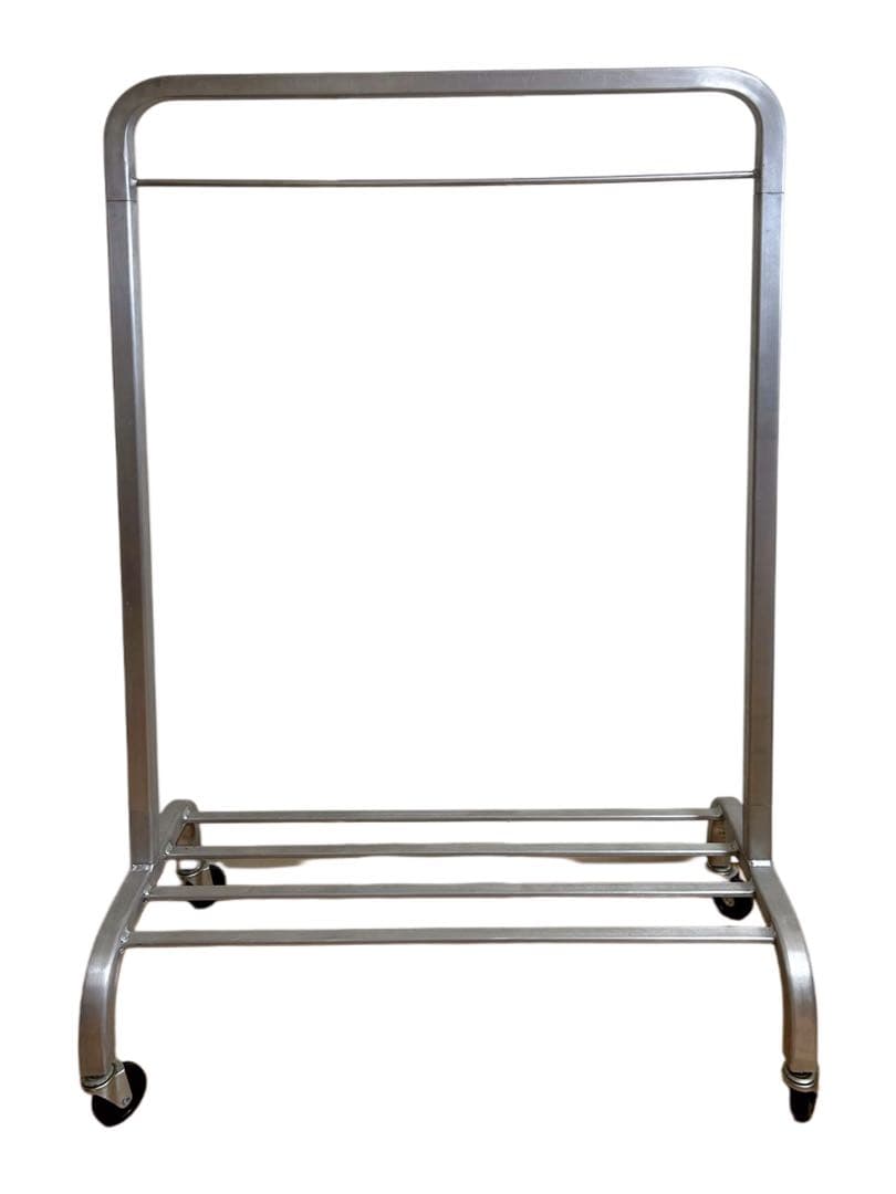 80s ビンテージ アンティーク アルミ ハンガーラック 店舗什器 アメリカ