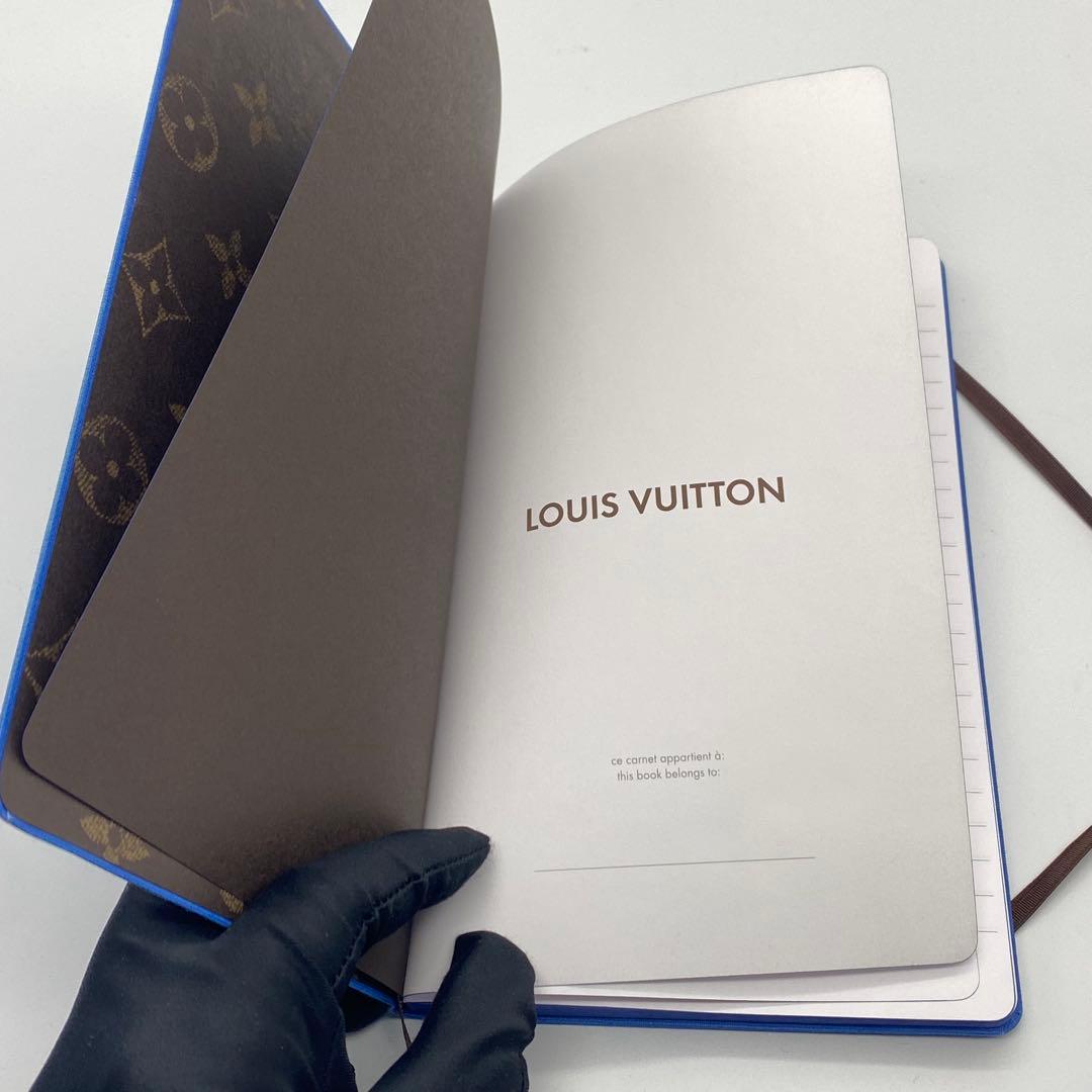 【美品】LOUIS VUITTON・ルイヴィトン・ノートブックMM・ジェーン・青