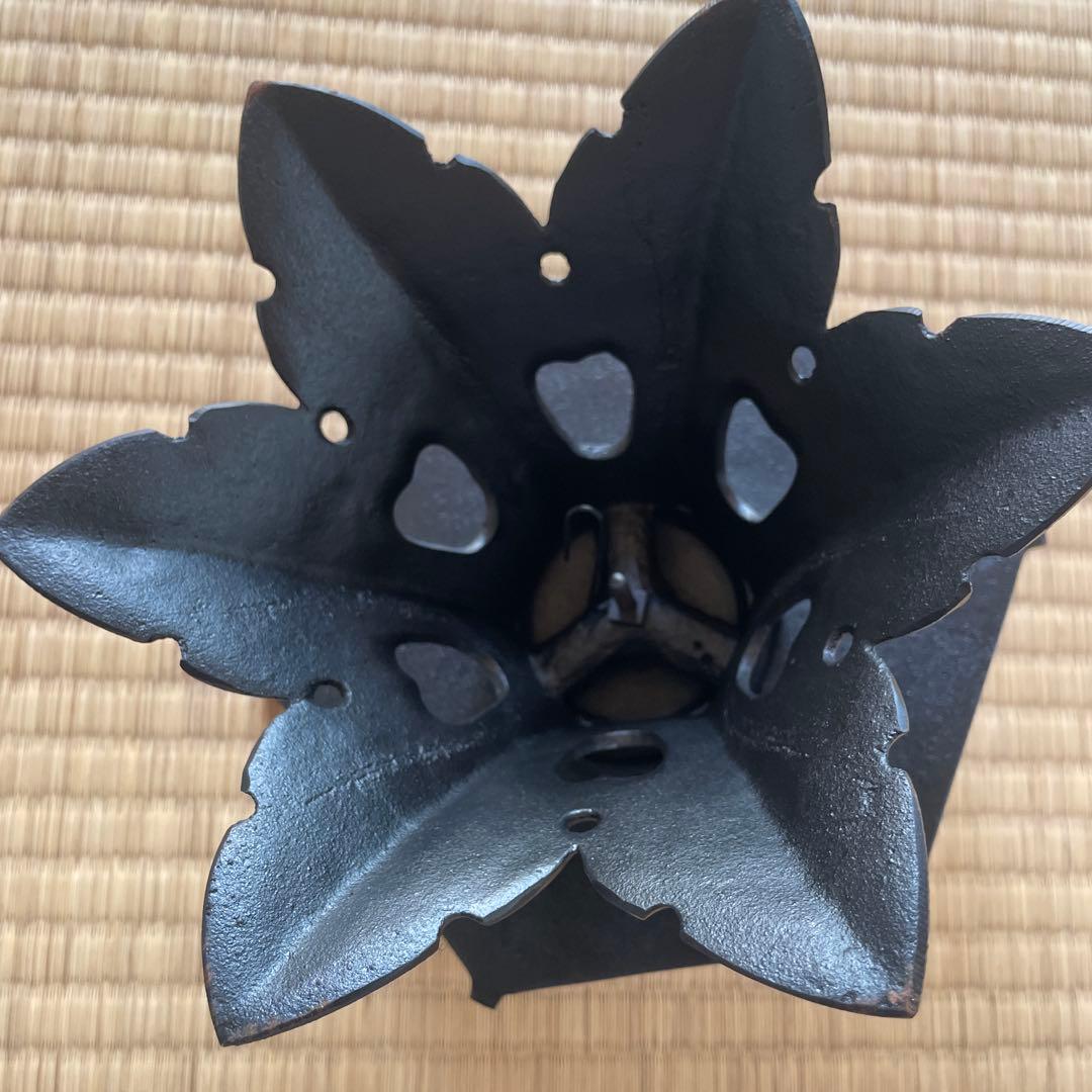 レトロ　南部鉄器　風鈴　六角　大型　未使用