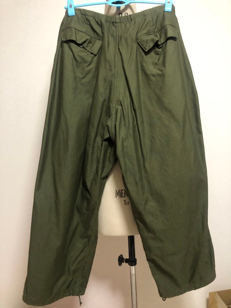 オアスロウ　ルーズフィットアーミートラウザー パンツ 1 グリーン