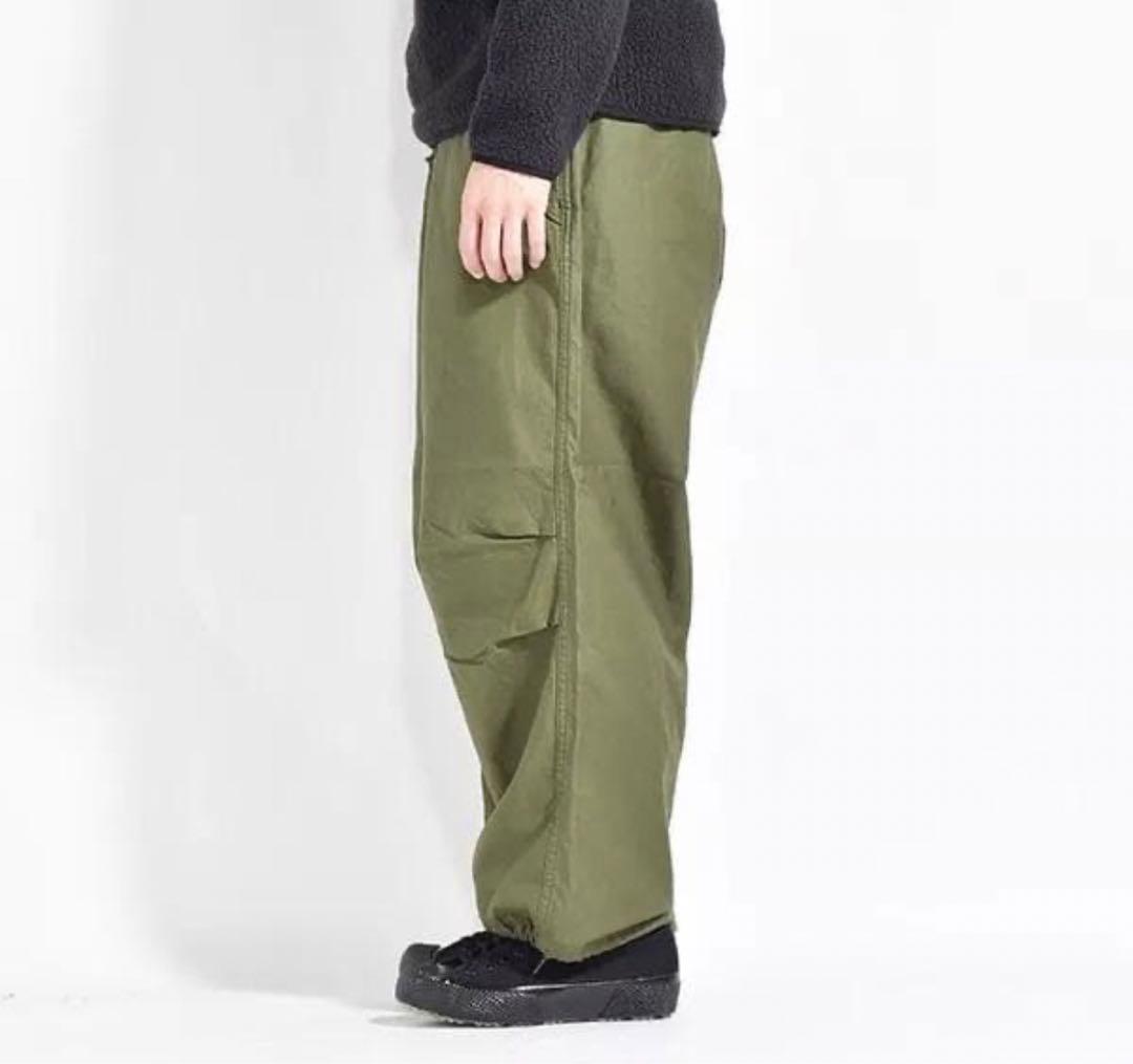 オアスロウ　ルーズフィットアーミートラウザー パンツ 1 グリーン