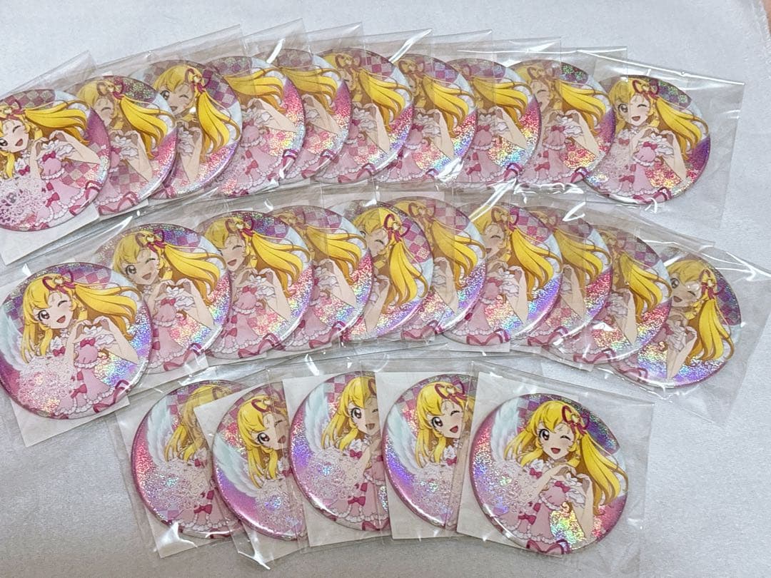 アイカツ BIGホロ缶バッジ　オールアイカツ！コレクション　星宮いちご　25個