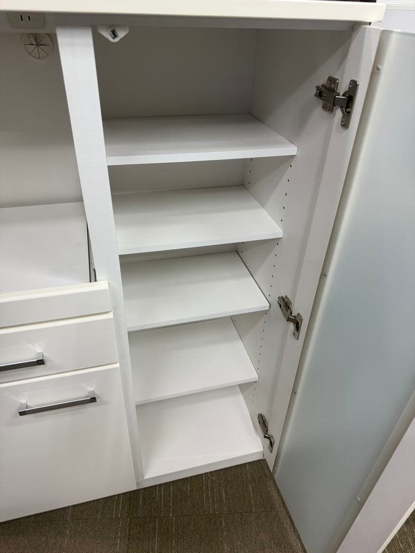 【美品】【メンテナンス済】ニトリ　ミドルレンジボード　レンジ台　キャビネット