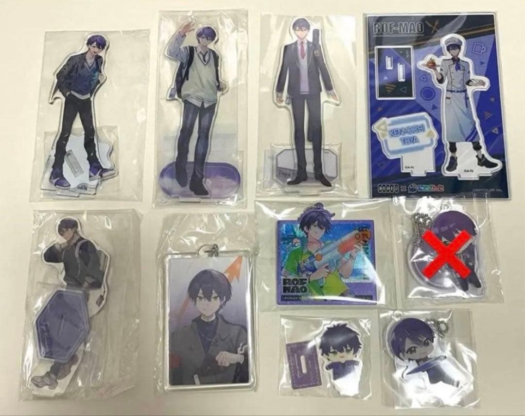 にじさんじ 剣持刀也 伏見ガク アクリルスタンド チェキ 缶バッジ まとめ売り