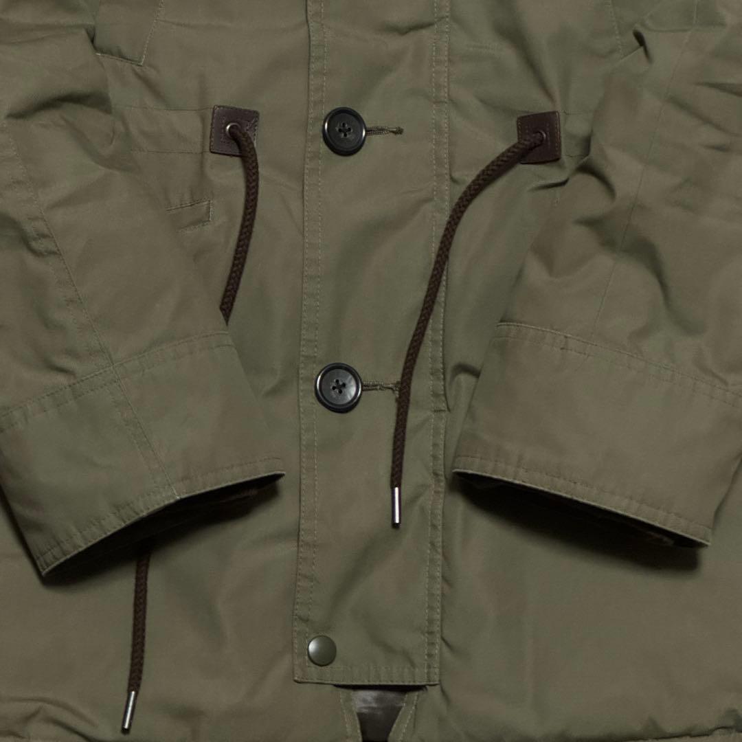 西川×nano・universe 西川ダウンナイロンN-3B カーキグリーン M