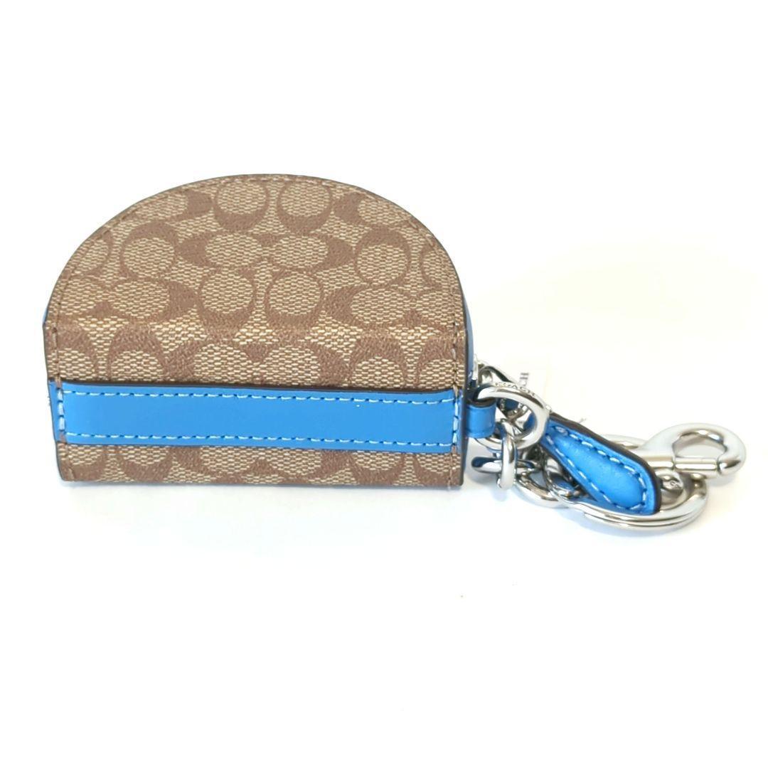 ❤新品未使用❤COACH ミニ ハーフ ムーン バッグ チャーム・シグネチャー