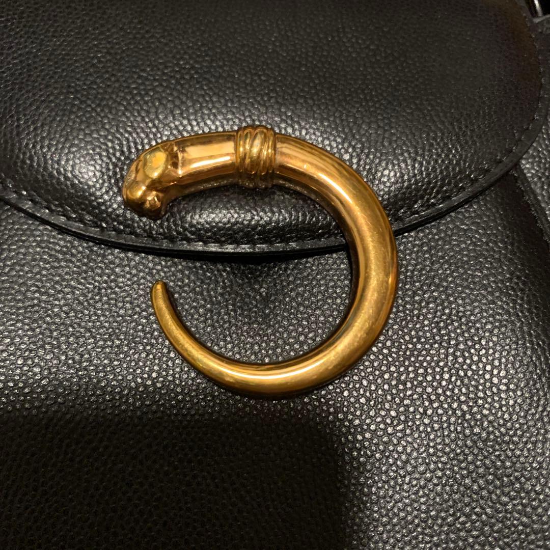 【2月15日まで期間限定価格】Cartier ハンドバック　レザー　黒