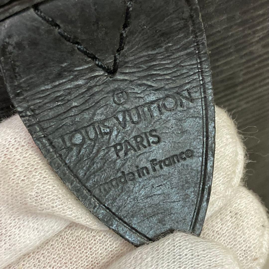 P*e様 ルイヴィトン スピーディ 30 エピ ノワール バッグ ボストン メン