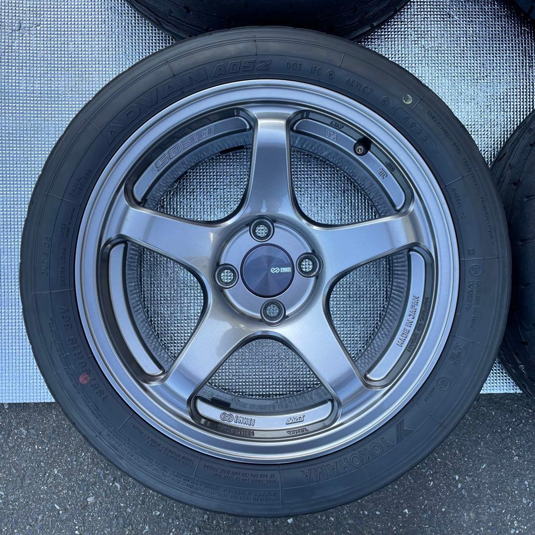 ENKEI PF05 15インチ8j+25 PCD100 4H A052セット